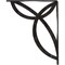 Ekena Millwork Versailles Wrought Iron Bracket, (Single center brace), Antiqued Silver 1 1/2"W x 10"D x 12"H BKTM01X10X12SVEASV - alternate 6